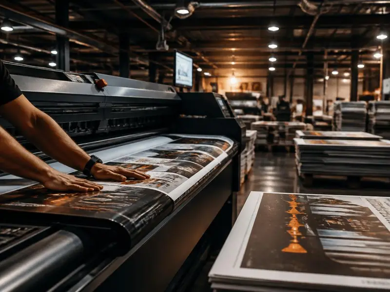 Produção gráfica de materiais impressos